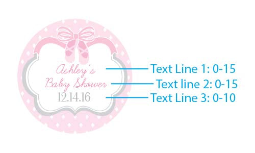 Personalized Silver Round Candy Tin - Tutu Cute (Set of 12)