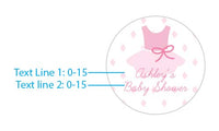 Thumbnail for Personalized Silver Round Candy Tin - Tutu Cute (Set of 12)