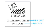 Thumbnail for Personalized Glass Coaster - Little Prince (Set of 12)