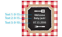 Thumbnail for Personalized 8 oz. Glass Mason Jar - BBQ (Set of 12)