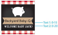 Thumbnail for Personalized 8 oz. Glass Mason Jar - BBQ (Set of 12)