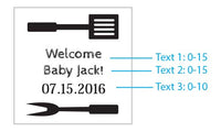 Thumbnail for Personalized Printed 8 oz. Glass Mason Jar - BBQ (Set of 12)