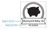 Thumbnail for Personalized Printed 8 oz. Glass Mason Jar - BBQ (Set of 12)
