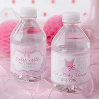 Personalized Water Bottle Labels - Tutu Cute Main Image, Kate Aspen | Water Bottle Labels