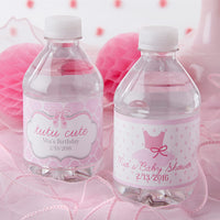 Thumbnail for Personalized Water Bottle Labels - Tutu Cute Main Image, Kate Aspen | Water Bottle Labels