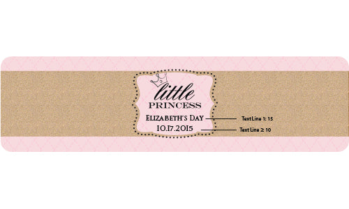 Personalized Water Bottle Labels - Little Princess Alternate Image 2, Kate Aspen | Water Bottle Labels