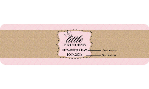 Personalized Water Bottle Labels - Little Princess Alternate Image 2, Kate Aspen | Water Bottle Labels