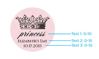 Thumbnail for Personalized Mini Glass Favor Jars - Little Princess (Set of 12)