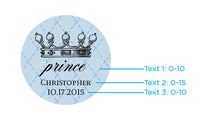 Thumbnail for Personalized Mini Glass Favor Jars  - Little Prince (Set of 12)