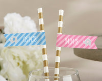 Thumbnail for Personalized Party Straw Flags - Little Peanut