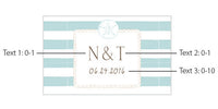 Thumbnail for Personalized Black Matchboxes - Beach (Set of 50)