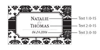Thumbnail for Personalized Black Matchboxes - Wedding (Set of 50)