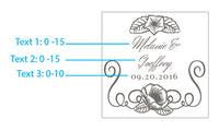 Thumbnail for Personalized 9 oz. Rocks Glasses - English Garden