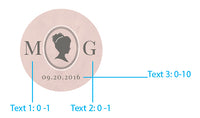 Thumbnail for Personalized Silver Round Candy Tin - English Garden (Set of 12)