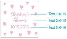 Personalized Printed 8 oz. Glass Mason Jar - Sweet Heart (Set of 12)