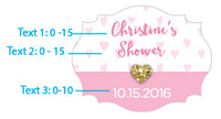 Thumbnail for Vintage 3.8 oz. Milk Bottle Favor Jar - Sweet Heart (Set of 12) (Personalization Available)