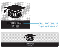 Personalized Water Bottle Labels - Congrats Graduation Cap Alternate Image 3, Kate Aspen | Water Bottle Labels