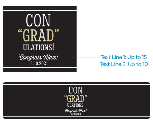 Personalized Water Bottle Labels - ConGRADulations! Alternate Image 2, Kate Aspen | Water Bottle Labels