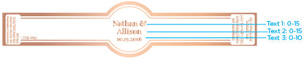 Personalized Strawberry Jam - Copper Foil (Set of 12)