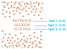 Personalized Lip Balm - Copper Foil (Set of 12)
