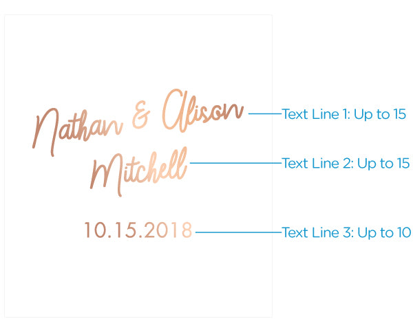 Personalized Lip Balm - Copper Foil (Set of 12)