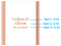 Thumbnail for Personalized Lip Balm - Copper Foil (Set of 12)