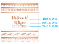 Thumbnail for Personalized Lip Balm - Copper Foil (Set of 12)