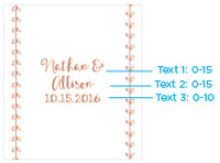 Thumbnail for Personalized Lip Balm - Copper Foil (Set of 12)