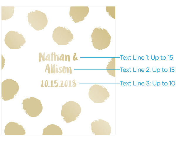 Personalized Lip Balm - Gold Foil (Set of 12)