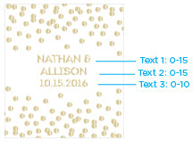 Personalized Lip Balm - Gold Foil (Set of 12)