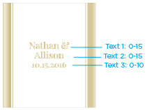 Personalized Lip Balm - Gold Foil (Set of 12)