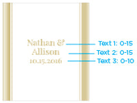 Thumbnail for Personalized Lip Balm - Gold Foil (Set of 12)