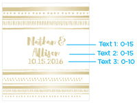 Thumbnail for Personalized Lip Balm - Gold Foil (Set of 12)