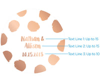 Thumbnail for Personalized Mini Glass Favor Jar - Copper Foil (Set of 12)