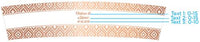 Thumbnail for Personalized Frosted Glass Votive - Copper Foil