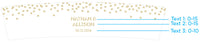 Thumbnail for Personalized Frosted Glass Votive - Gold Foil