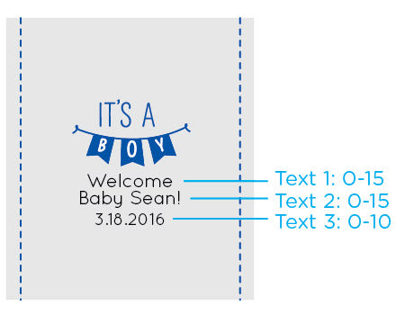 Personalized Lip Balm - Baby Shower (Set of 12)