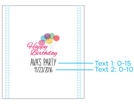 Personalized Lip Balm - Birthday (Set of 12)