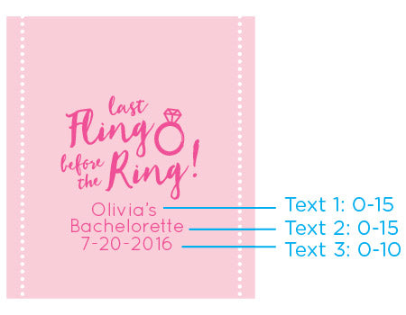 Personalized Lip Balm - Bachelorette (Set of 12)