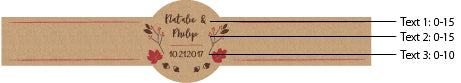 Personalized Clover Honey - Fall (Set of 12)