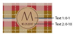 Personalized Black Matchboxes - Fall (Set of 50)