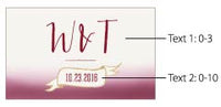 Thumbnail for Personalized Black Matchboxes - Vineyard (Set of 50)