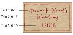 Personalized Black Matchboxes - Vineyard (Set of 50)