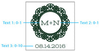 Thumbnail for Personalized Glass Coaster - Romantic Garden (Set of 12)