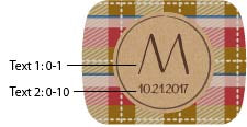 Personalized Gold Bottle Stopper - Fall