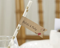 Thumbnail for Personalized Party Straw Flags - Fall