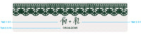 Thumbnail for Personalized Romantic Garden Water Bottle Labels - Lace & Floral Designs Alternate Image 2, Kate Aspen | Water Bottle Labels