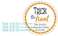 Thumbnail for Personalized Silver Round Candy Tin - Halloween (Set of 12)