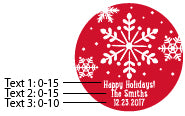 Thumbnail for Personalized Silver Round Candy Tin - Holiday (Set of 12)