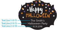 Thumbnail for Vintage 3.8 oz. Milk Bottle Favor Jar - Halloween (Set of 12) (Personalization Available)